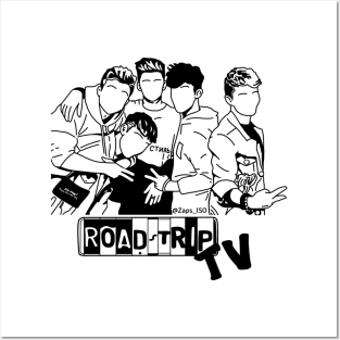 RoadtripTV Boyband Roadtrip Band Fanart Merch Design Posters and Art